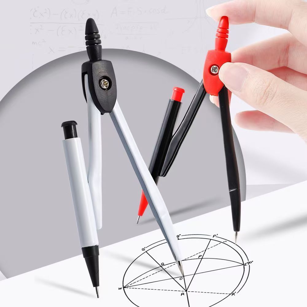 Math Geometry Set With Compass - Металлический компас, профессиональная математическая геометрия с