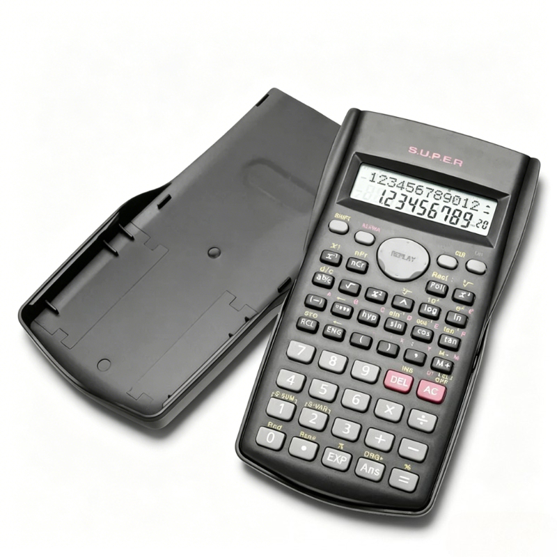 Scientific Calculator For Secondary School - Портативный 2-строчный научный калькулятор с 240