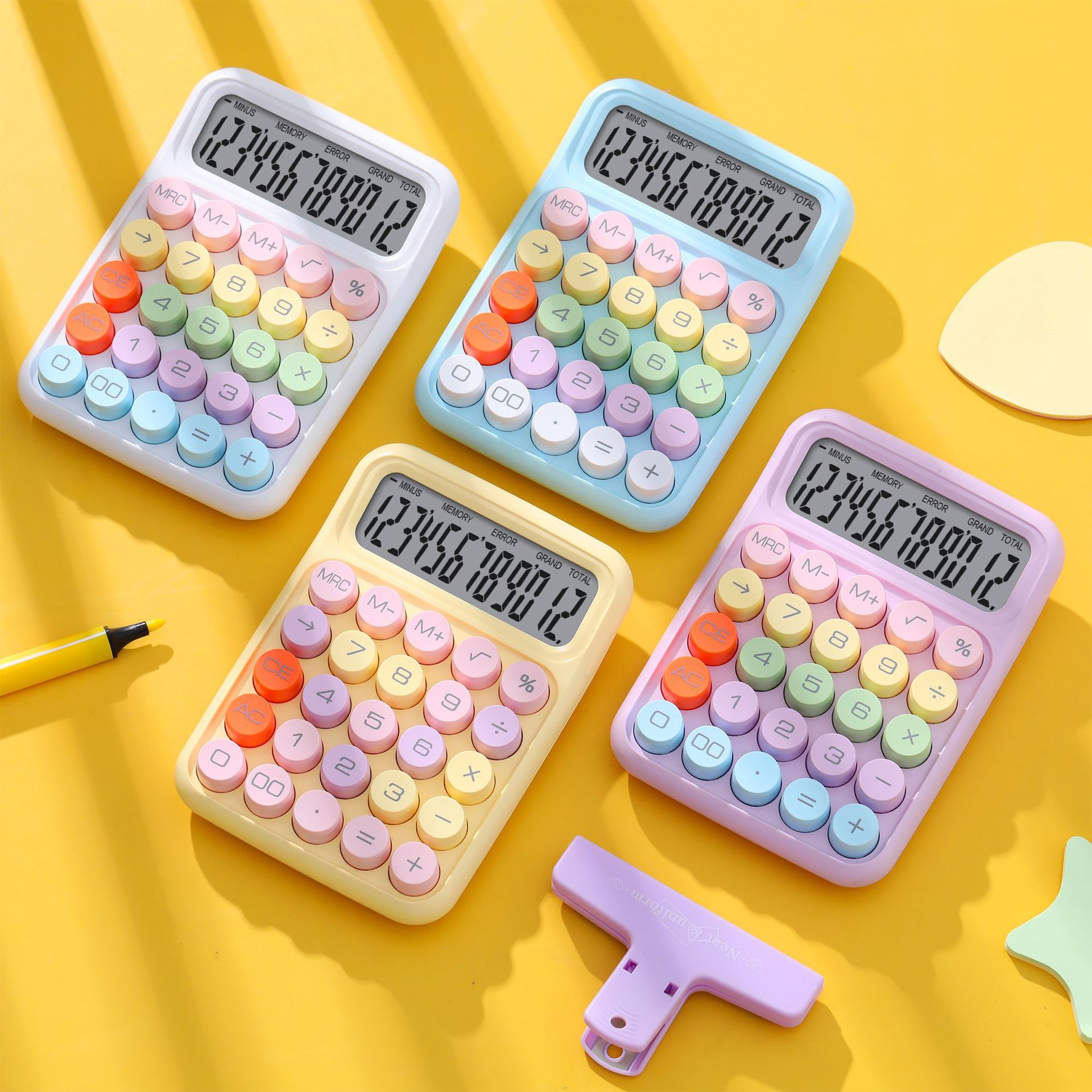 Scientific Calculator For Secondary School - Калькулятор с клавиатурой, офисный 12-значный калькулятор