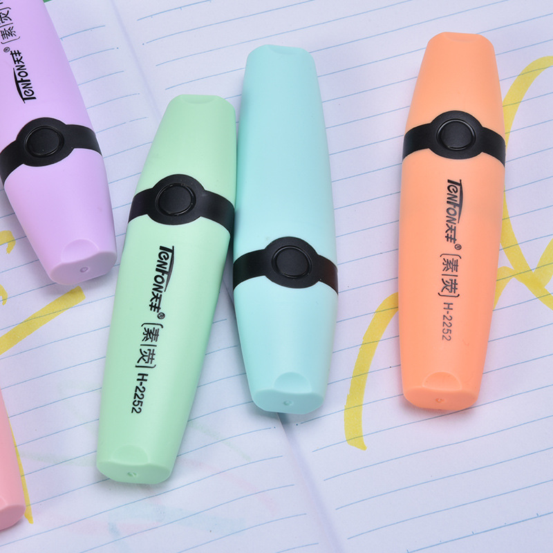 6 шт./компл., пастельные плоск – обзор и цена Pastel Highlighter Set Double Ended