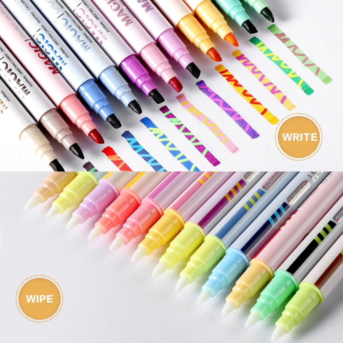 Набор из 12 двусторонних волше – обзор и цена Pastel Highlighter Set Double Ended