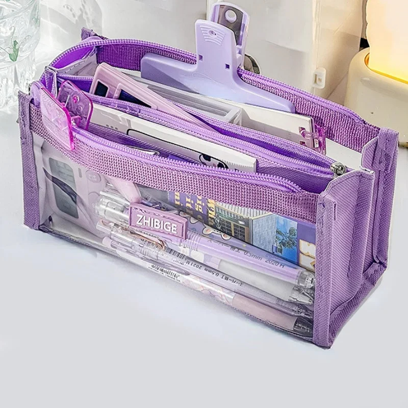 6-слойная сумка-карандаш больш – обзор и цена Aesthetic Large Pencil Case Pouch