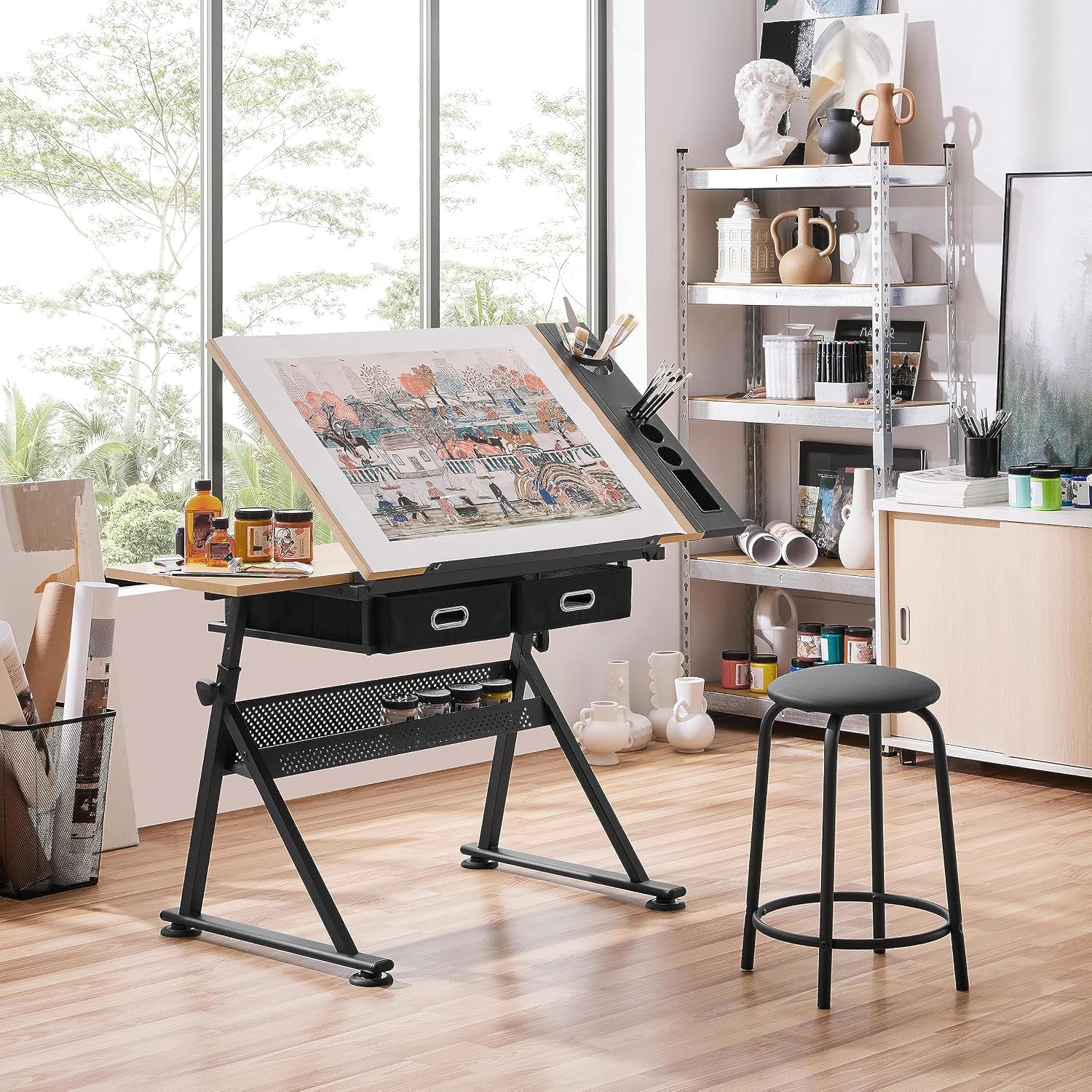 Регулируемый чертежный стол с  – обзор и цена Office Furniture