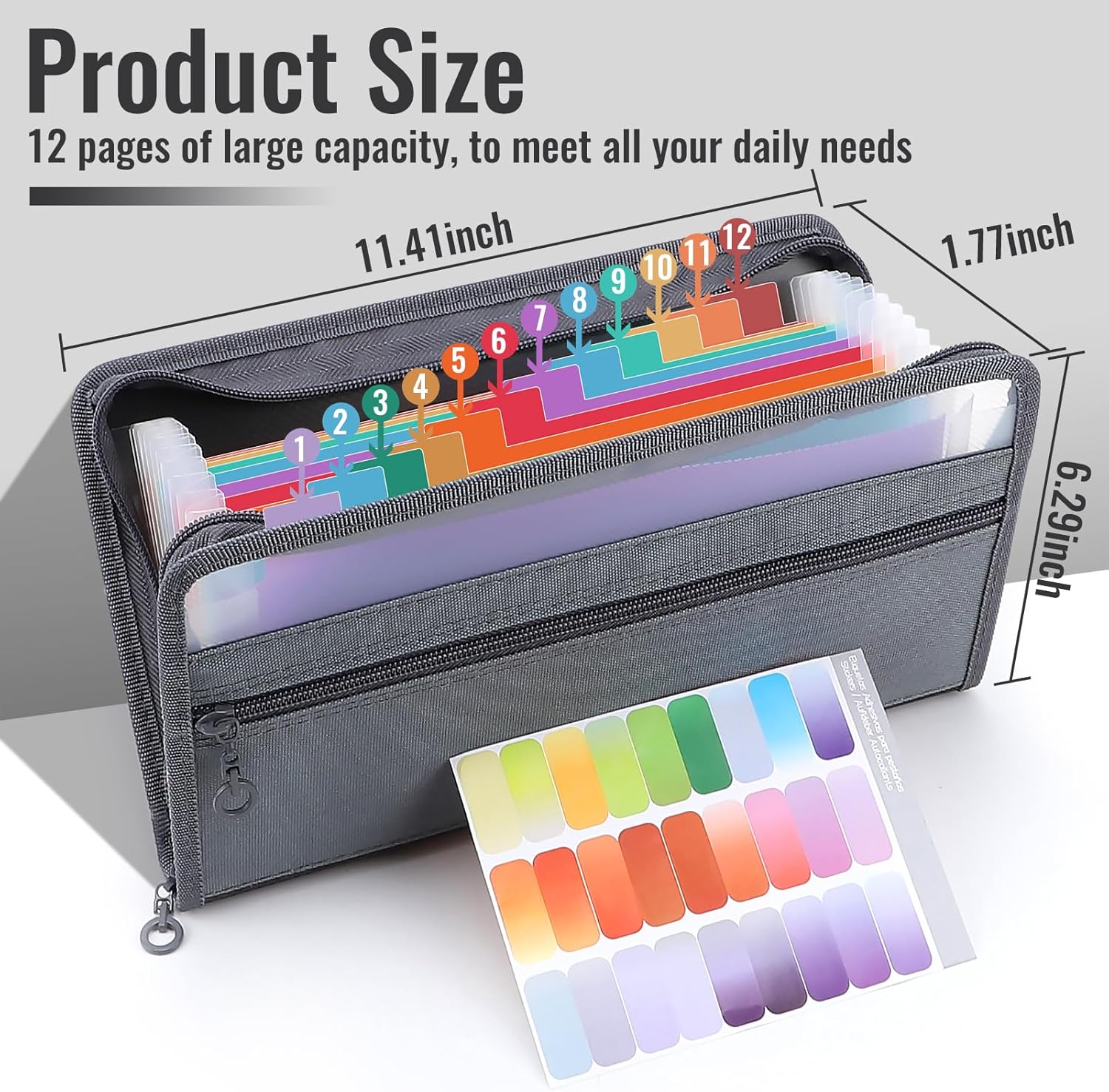 Маленький органайзер для докум – обзор и цена Expandable Accordion File Folder 13 Pockets