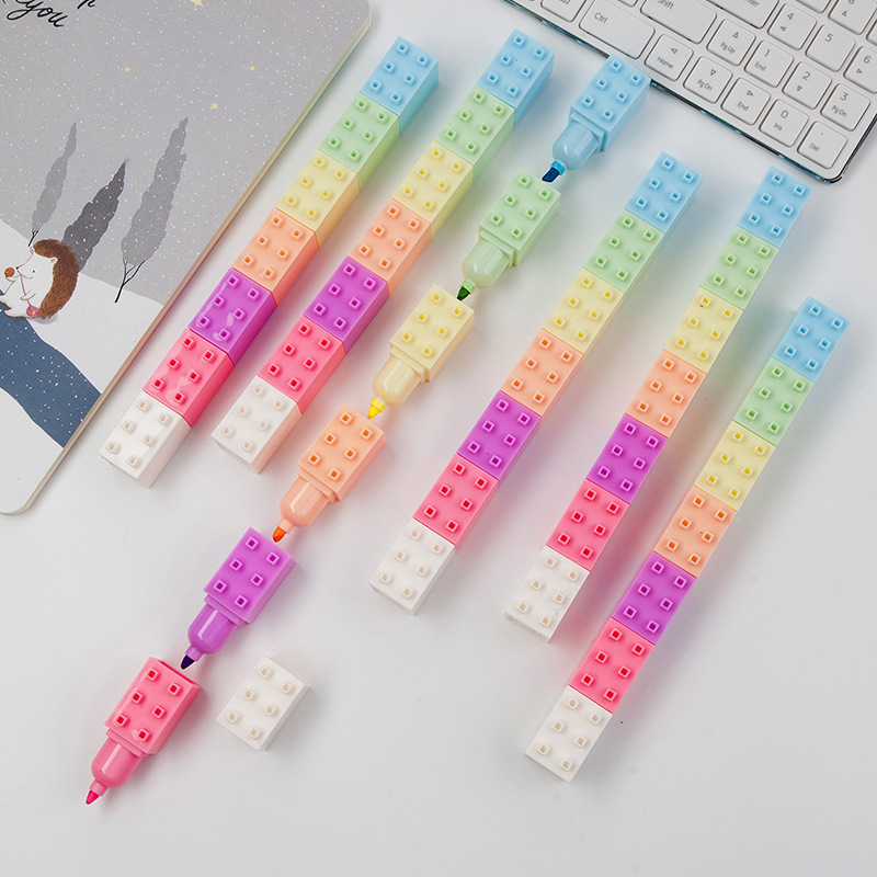 6 шт., набор пастельных блоков – обзор и цена Pastel Highlighter Set Double Ended