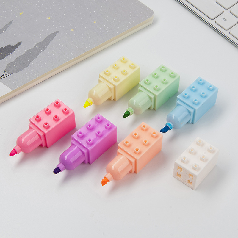 6 шт., набор пастельных блоков – обзор и цена Pastel Highlighter Set Double Ended