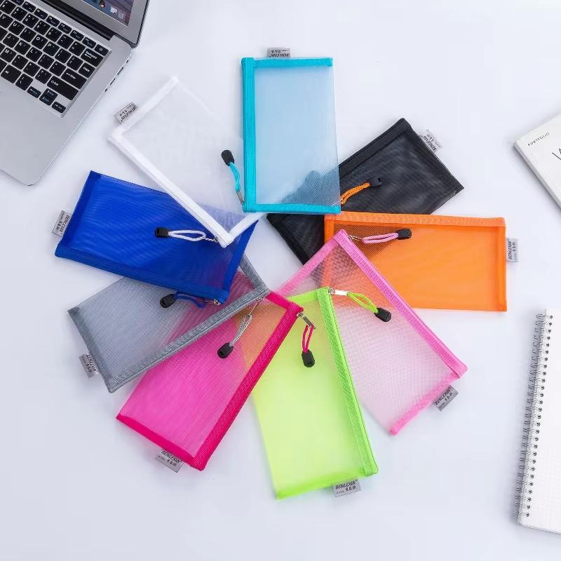 НОВЫЙ Прочный прозрачный сетча – обзор и цена Clear Mesh Pencil Pouch For Exam