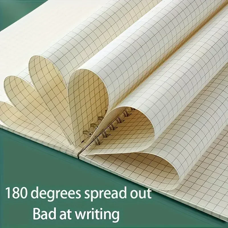Блокнот A5 в клетку на спирали – обзор и цена Spiral Bound Grid Notebook A5
