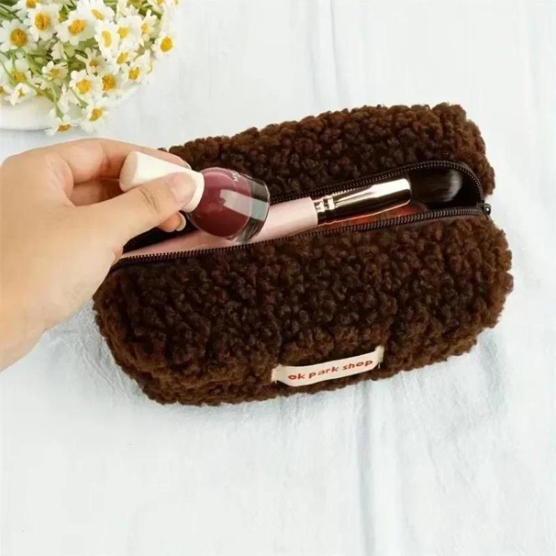 Плюшевая сумка-органайзер из о – обзор и цена Aesthetic Large Pencil Case Pouch