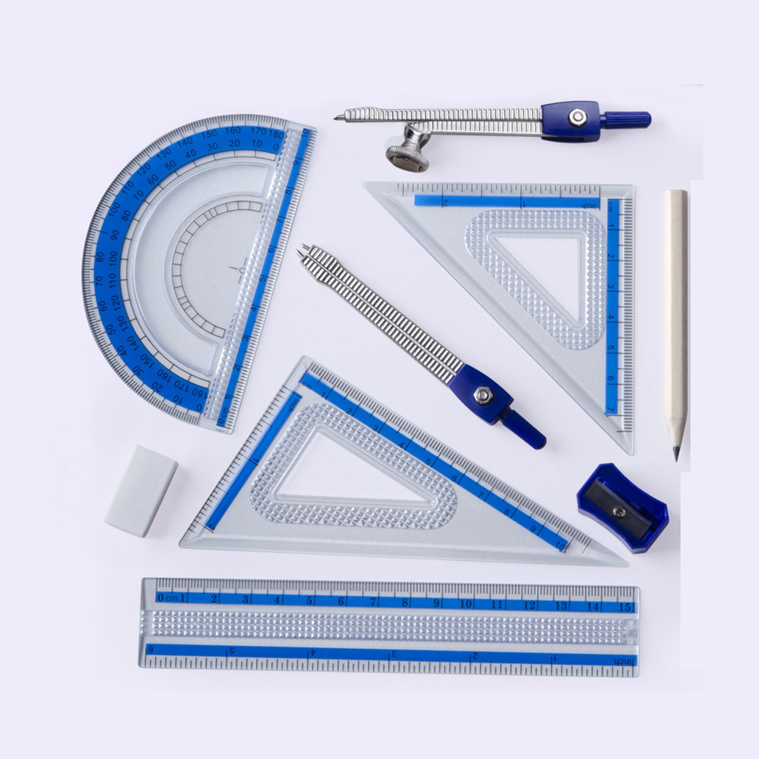 Набор для геометрии из 10 пред – обзор и цена Math Geometry Set With Compass