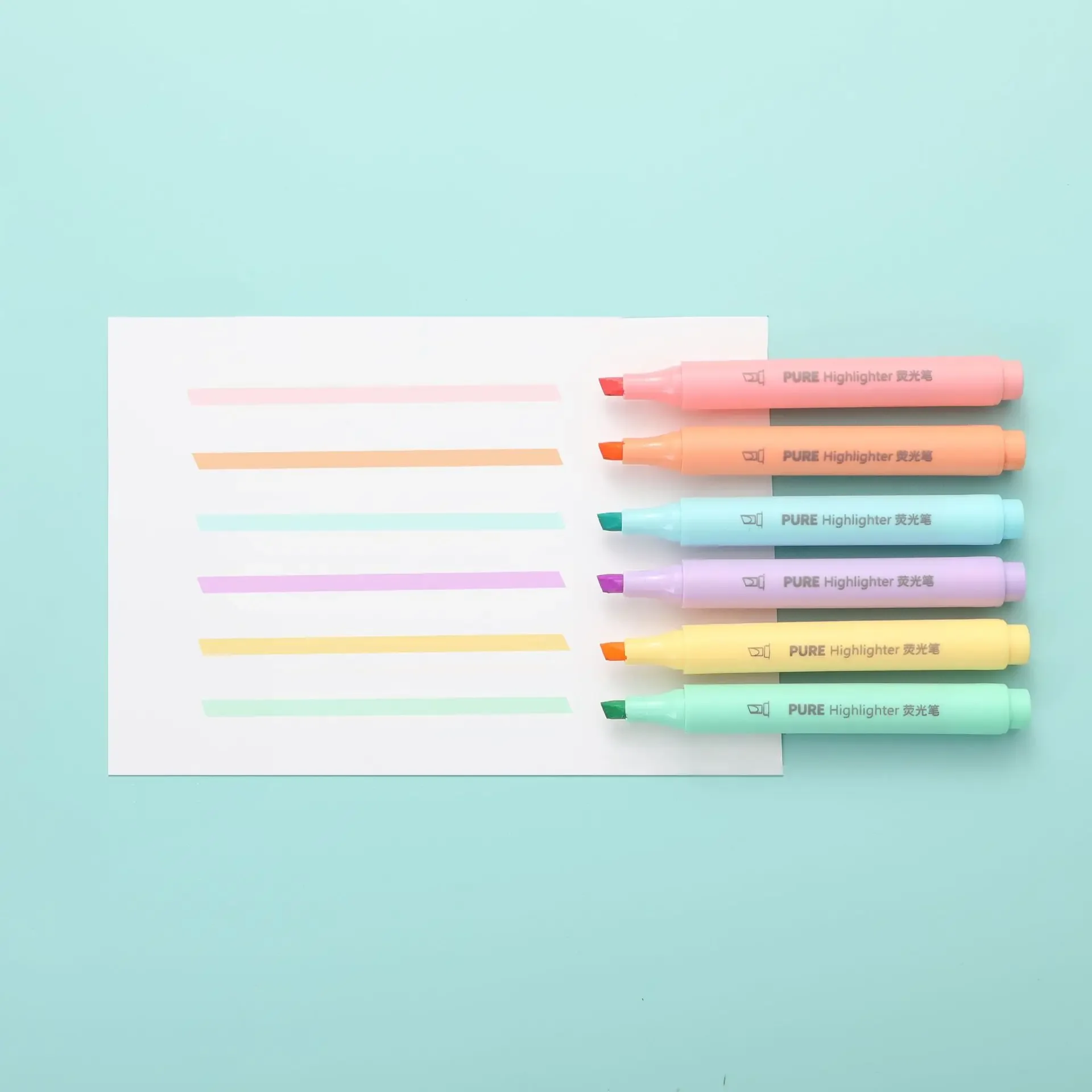 6 шт. пастельные маркеры-набор – обзор и цена Pastel Highlighter Set Double Ended