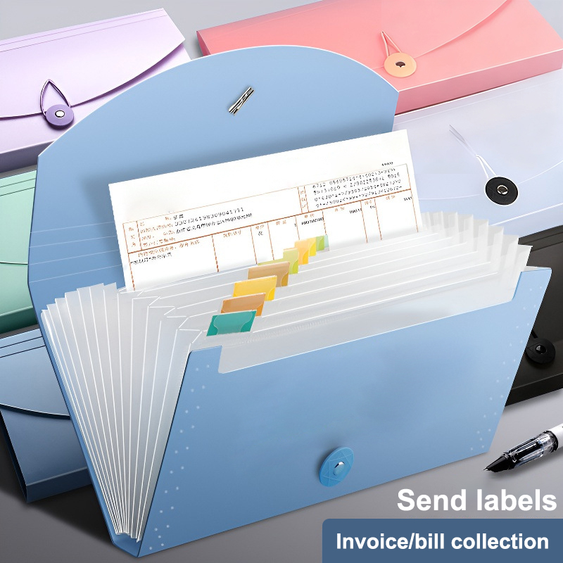 ✰ ✪ Папка-аккордеон на 13 отде – обзор и цена Expandable Accordion File Folder 13 Pockets