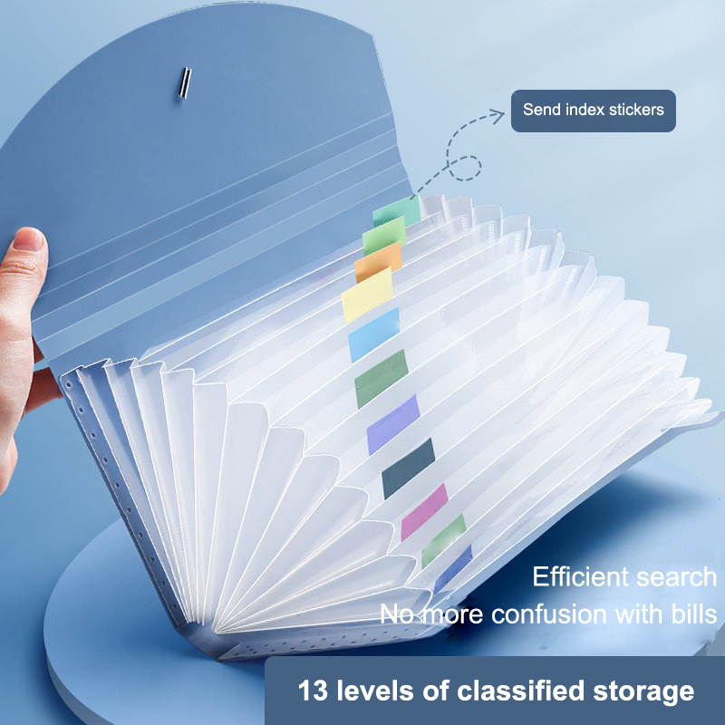 ✰ ✪ Папка-аккордеон на 13 отде – обзор и цена Expandable Accordion File Folder 13 Pockets