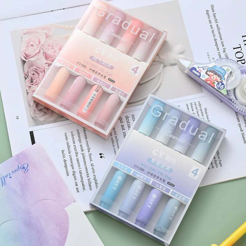 Набор маркеров-выделителей 202 – обзор и цена Pastel Highlighter Set Double Ended