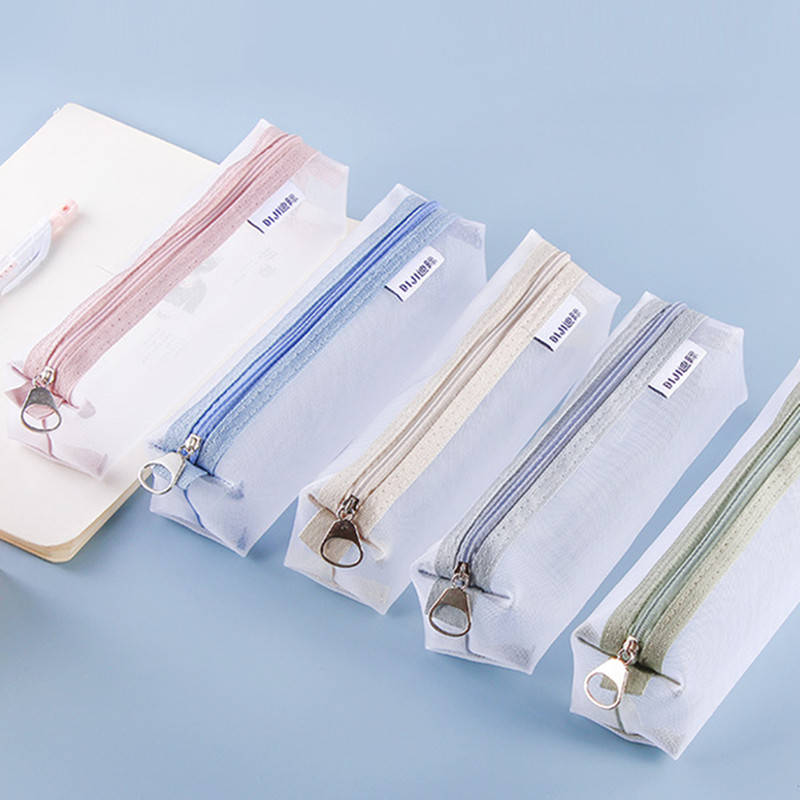 Прозрачная нейлоновая сетчатая – обзор и цена Clear Mesh Pencil Pouch For Exam