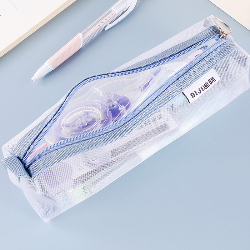 Прозрачная нейлоновая сетчатая – обзор и цена Clear Mesh Pencil Pouch For Exam