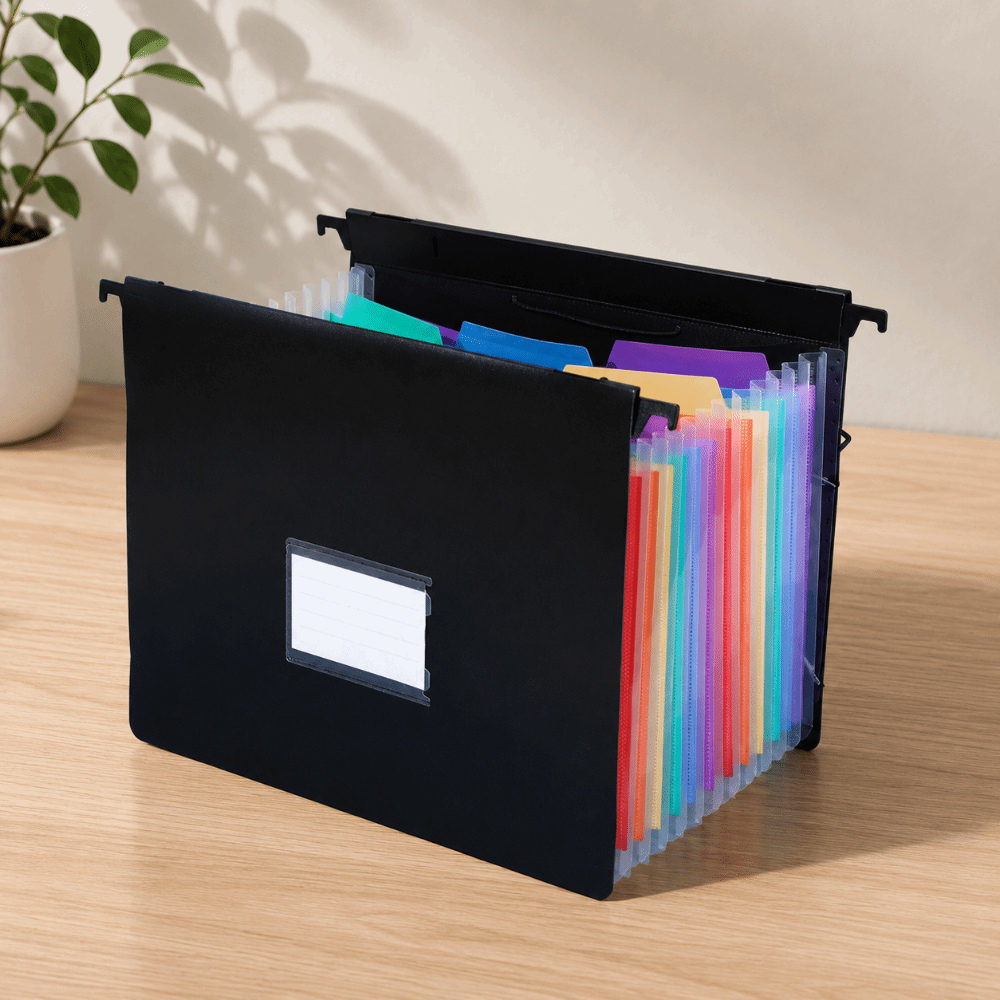 Папка-аккордеон на 7/13 отделе – обзор и цена Expandable Accordion File Folder 13 Pockets