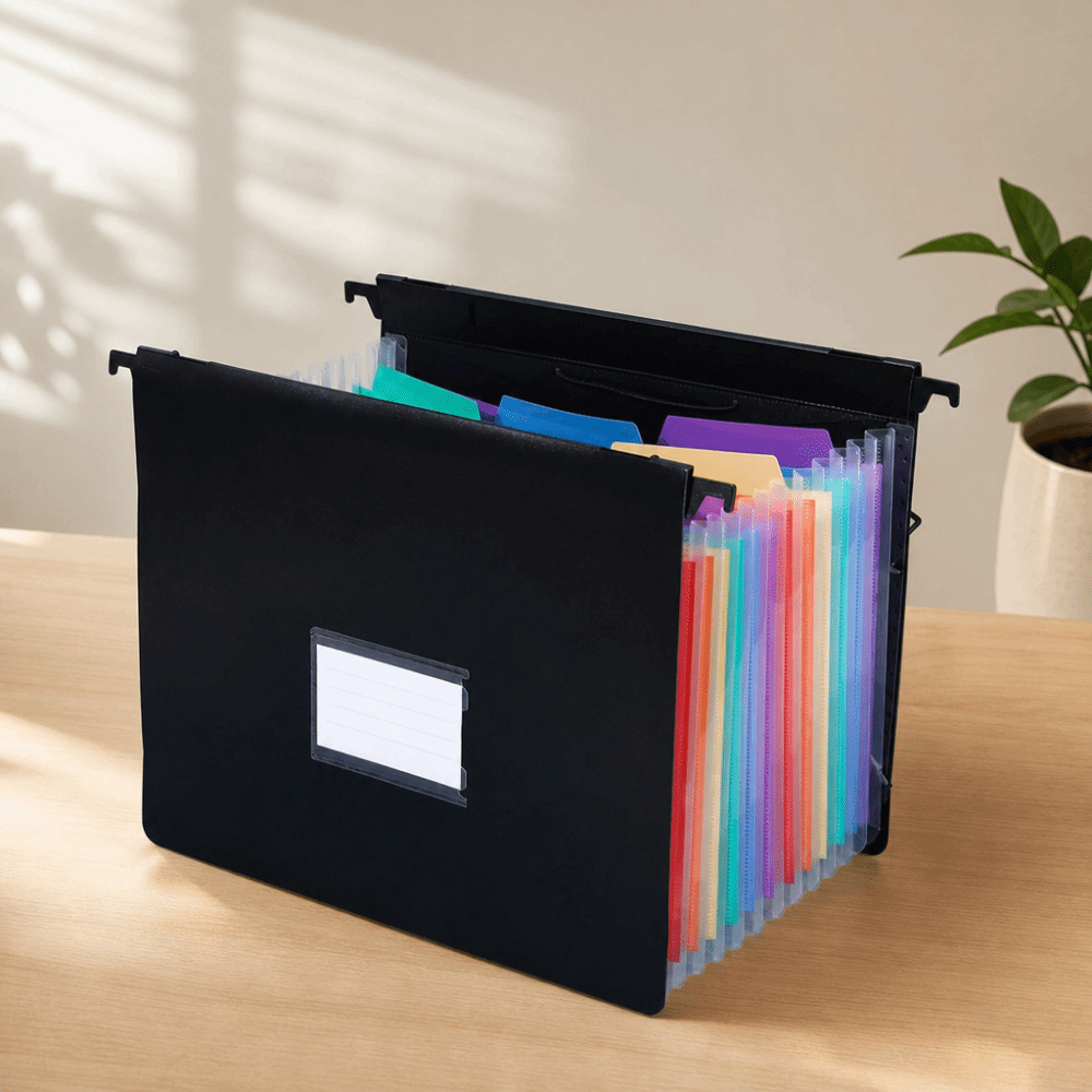 Папка-аккордеон на 7/13 отделе – обзор и цена Expandable Accordion File Folder 13 Pockets