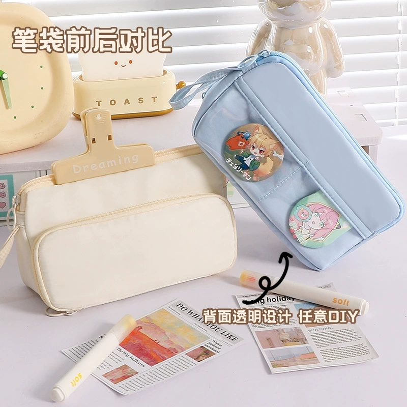 Сумка-карандаш большой емкости – обзор и цена Aesthetic Large Pencil Case Pouch