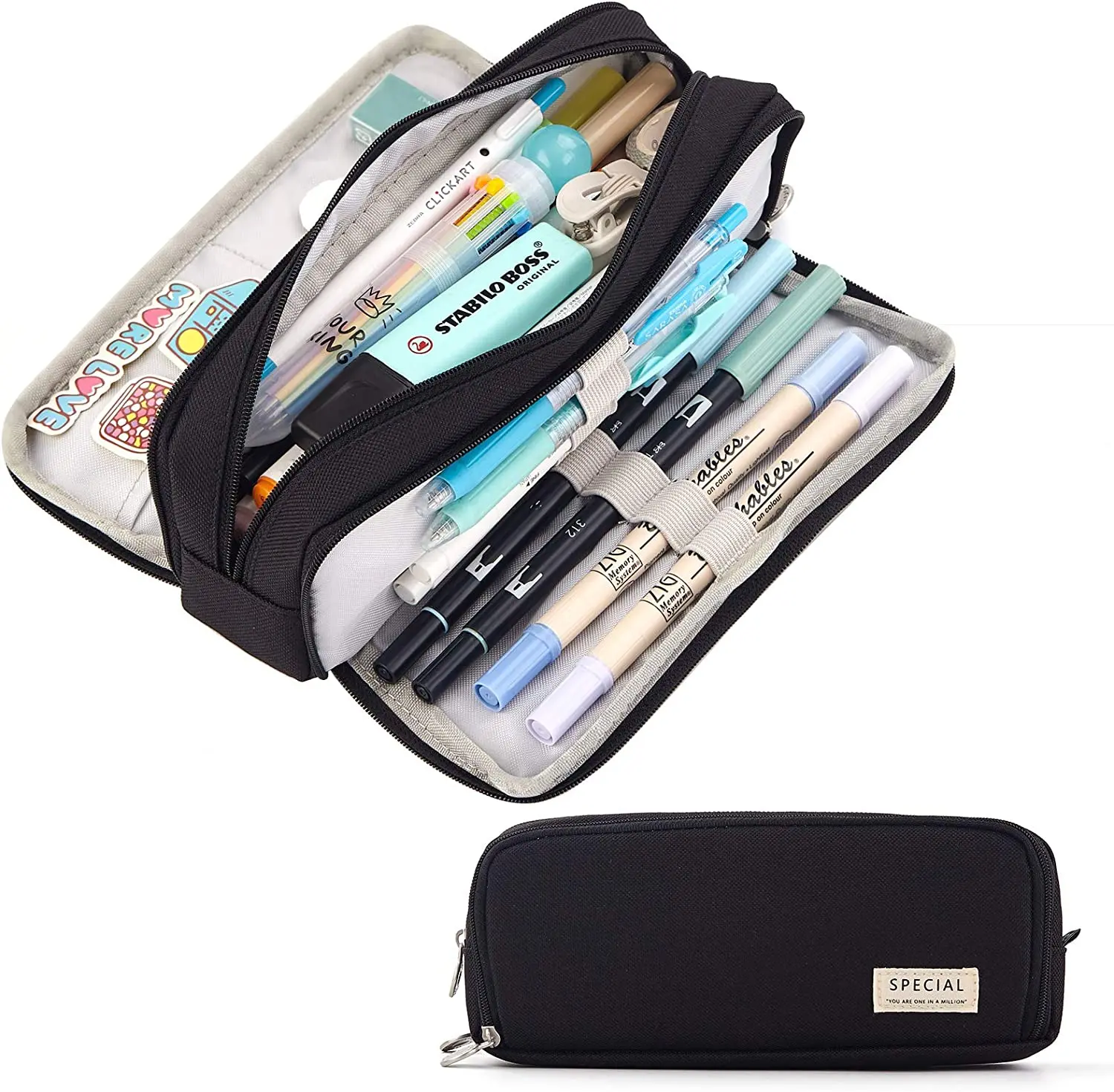 Пенал большой емкости, пенал,  – обзор и цена Aesthetic Large Pencil Case Pouch